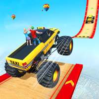 Grand Taxi Monster Truck Driving Stunt Racing Game on 9Apps