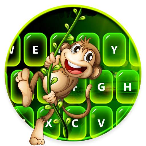 Cuteness Monkey - Keyboard Theme