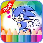 Coloring Sonic Hedgehog Game