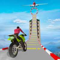 Sky Bike Stunt Racing Games 3D on 9Apps