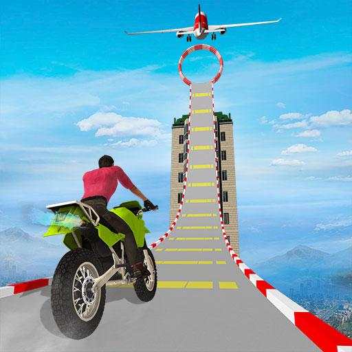 Sky Bike Stunt Racing Games 3D