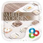 White Wooden GO Launcher Theme on 9Apps