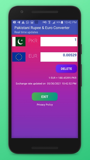 Euro convert deals to pakistani rupees