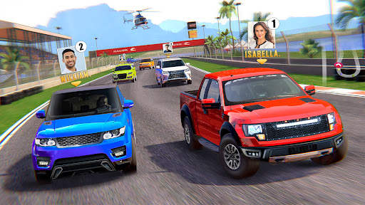 Gra wyścigowa Prado jeep screenshot 2