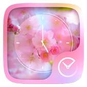 Sakura GO Clock Theme on 9Apps