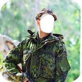 Popular Army Suit Photo Montage