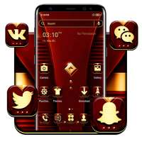 Royal Red Launcher Theme