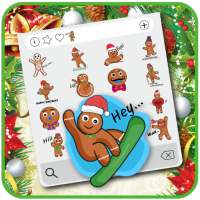 Stiker Emoji Gingerbread Cookie on 9Apps