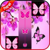 New Butterfly Pink Piano Tiles