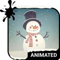 Snowman Animated Keyboard   Live Wallpaper
