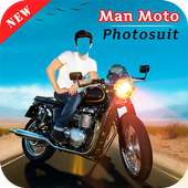 Men Moto Photo Suit