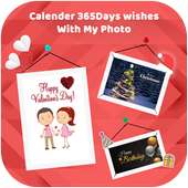Calender - 365Days Wishes With My Photo (2019) on 9Apps