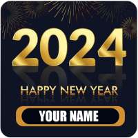 Happy New Year Name DP 2024
