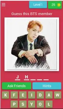 K-pop boyband quiz : Guess BTS, TXT, EXO Member screenshot 1