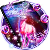 Fantasy Neon Reindeer Gravity Theme
