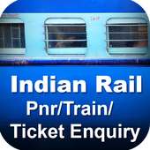 Indian rail pnr/train/ticket inquiry on 9Apps