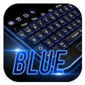 Современная синяя клавиатура