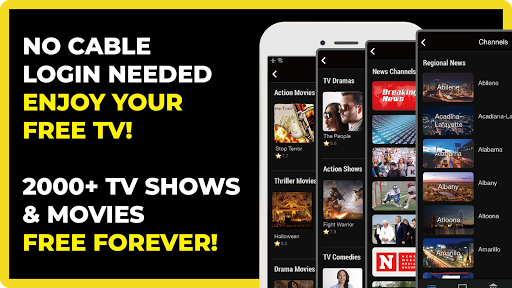 FREECABLE TV App: Free TV Shows, Free Movies, News screenshot 1