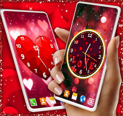 Love Clock Wallpaper ❤️ Hearts 4K Live Wallpaper скриншот 4