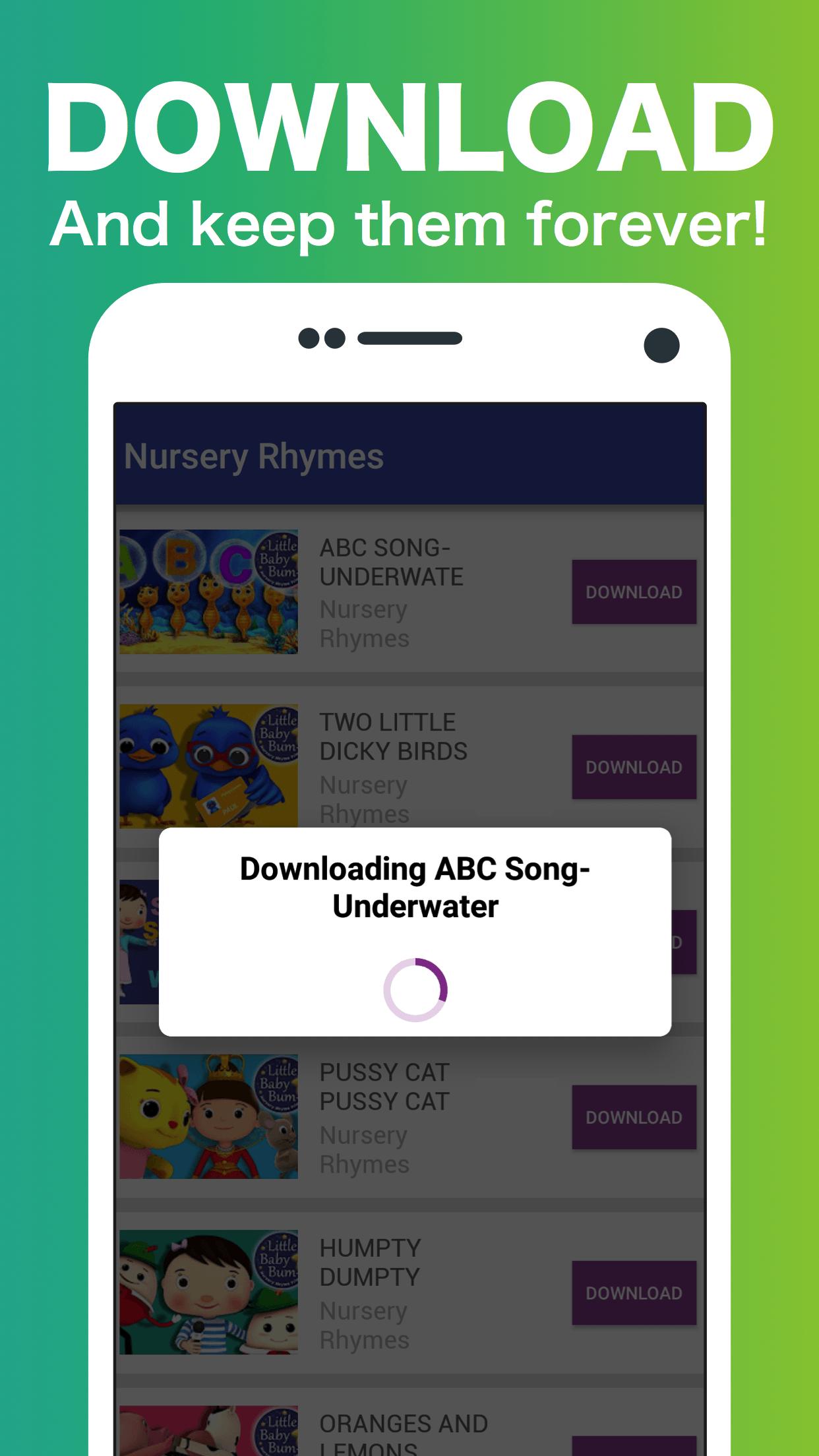 Nursery rhymes discount app download offline