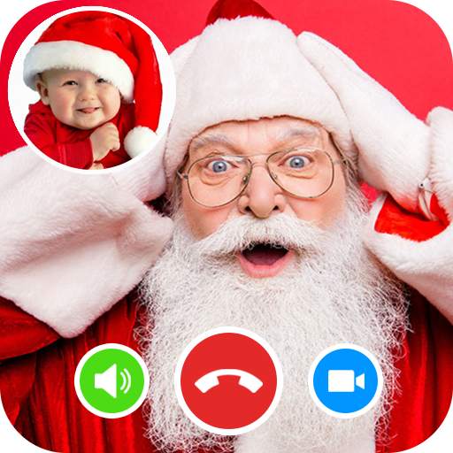 Santa Claus Video Calling Simulated
