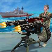Navy Gunner Battle 3D Army Destroyer Ship War