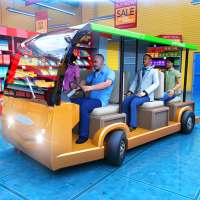 Shopping Mall Radio Taxi Driving: Supermarket Game on 9Apps