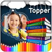 Education Photo Frame – Exam, Subjects, Toppers