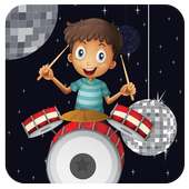 Easy Rock Drums for Beginners : Real Jazz Drum Set on 9Apps