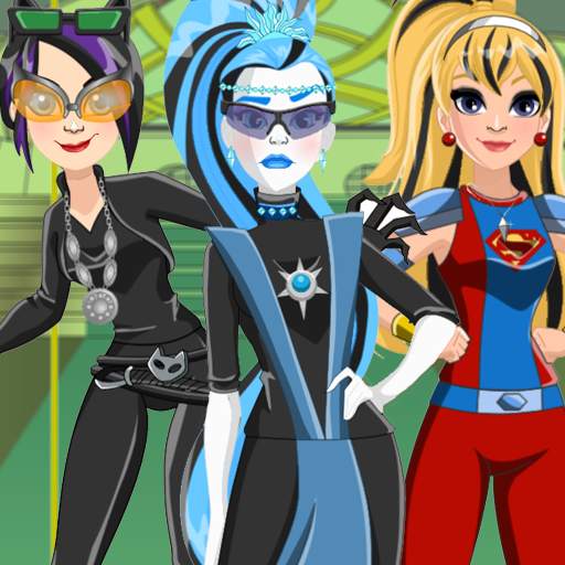 Super Hero  Dress Up Stylich Girls