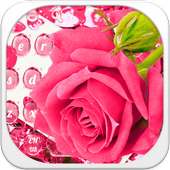 لوحة المفاتيح الوردي روز زهرة on 9Apps