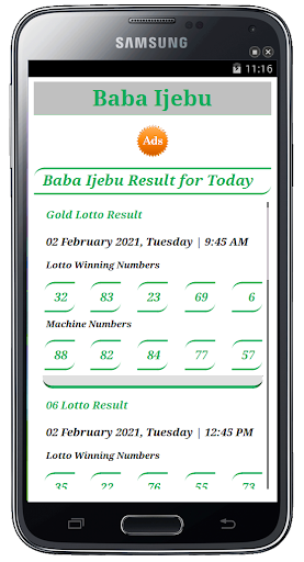 Baba ijebu lotto result on sale for today game