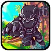 Subway Black Panther Superhero Run Adventure