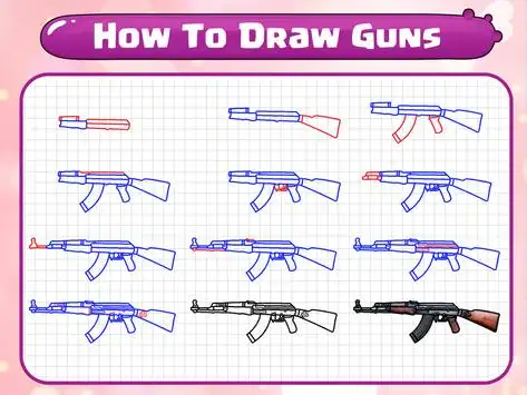Descarga de la aplicación Cómo dibujar pistolas 2023 - Gratis - 9Apps