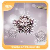 Creative DIY Pinecone Star