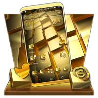Gold Cubes Launcher Theme on 9Apps