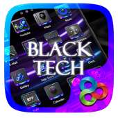 Black Tech Go Launcher Theme on 9Apps