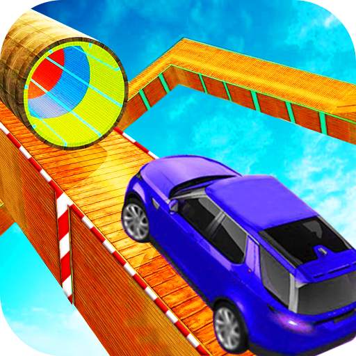 impossible stunt offroad car track type racer game