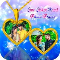 Love Locket Dual Photo Frame on 9Apps