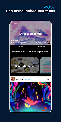 Tumblr – Kunst, Kultur, Chaos screenshot 2