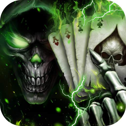 3D Poker Skull Theme Launcher