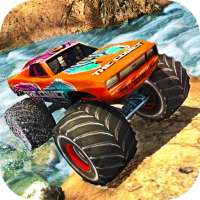 Roller coaster Monster Truck Stunt:Car Racing Game