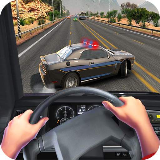 POV Car Highway Driving Police Racer Simulator 3D