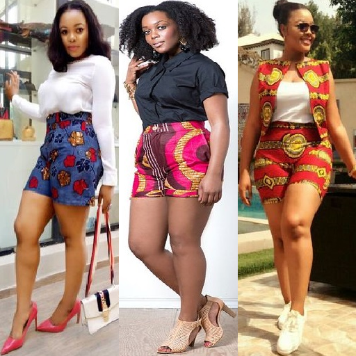 Ankara best sale shorts styles