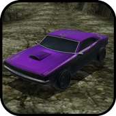 Purple Car Racing