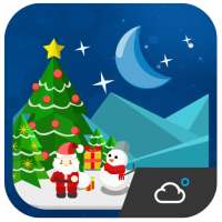 Christmas Theme Weather Widget on 9Apps