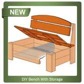 DIY Bench With Storage