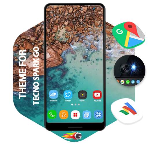 launcher Theme For Tecno Spark Go & Voice Recorder