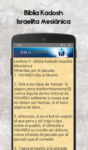 Descarga De La Aplicación Biblia Kadosh Israelita Mesiánica 2023 ...