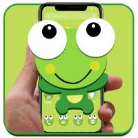 Big Eyes Cute Cartoon Frog Theme on 9Apps